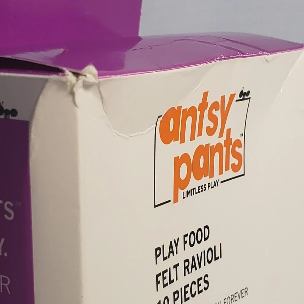 Antsy Pants Ravioli Play Pretend Food - 10 Felt Ravioli - New